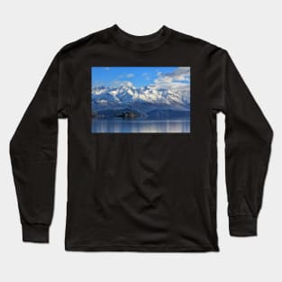 Mountains above Lake Wanaka Long Sleeve T-Shirt